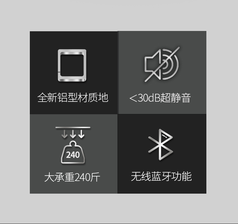 美国JOROTO-W30家用走步机(图2)