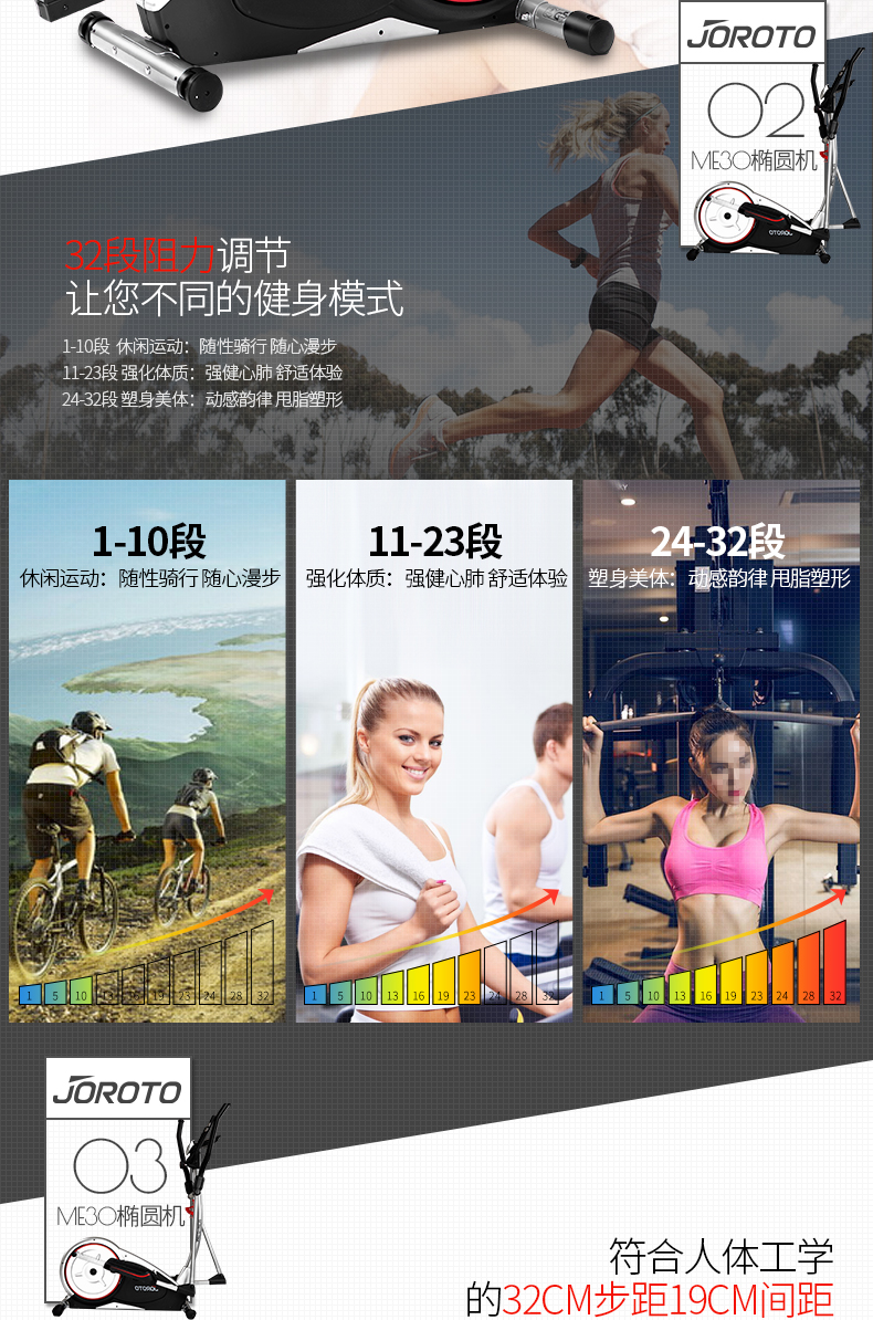 美国JOROTO-ME30后置椭圆机(图5)