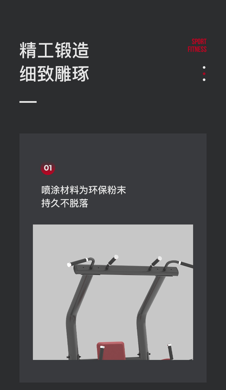 美国JOROTO-J-6033单双杆及提腿腹肌复合训练器(图7)