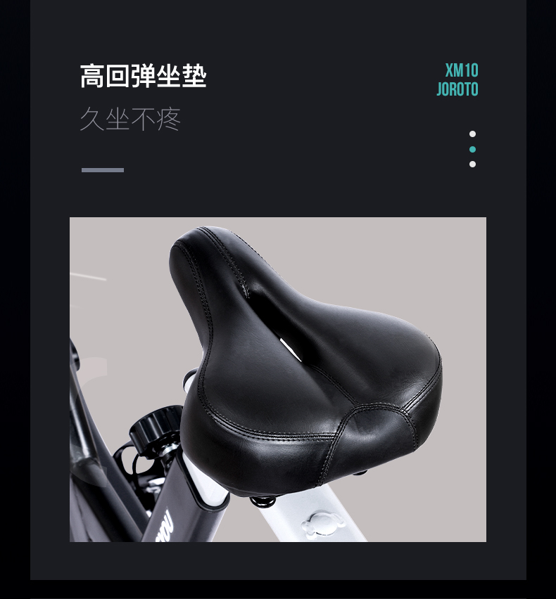 美国JOROTO品牌 磁控动感单车家用智能健身车室内自行车有氧运动健身器材 xm10 海外同款(图20)